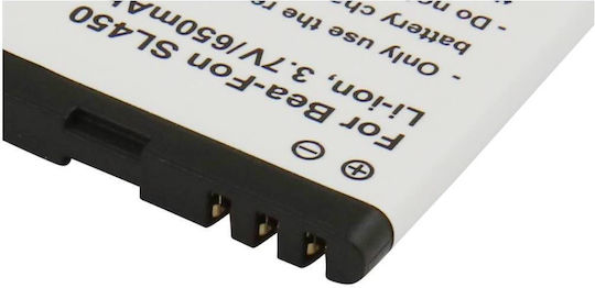 Baterie de Înlocuire Avizar Bea-fon SL450 SL560 3.7V 650mAh Li-ion Albă