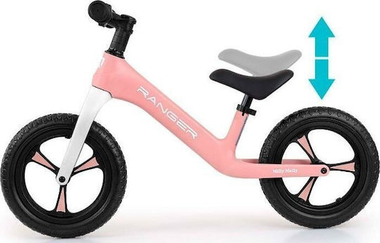 Milly Mally Bicicletă de Echilibru pentru Copii Roz