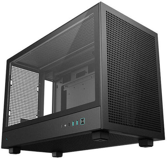 Deepcool CH260 Gaming Micro Tower Carcasă PC cu Panou Lateral Negru