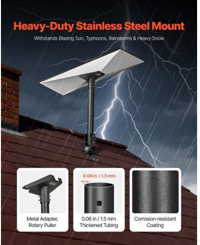 Vevor Starlink Gen 3 Roof Mount 30-150° Adjustable Mounting Roof Pole Adapter