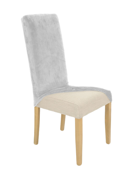 Ubieramy Meble Elastische Abdeckung für Stuhl Light Gray 1Stück