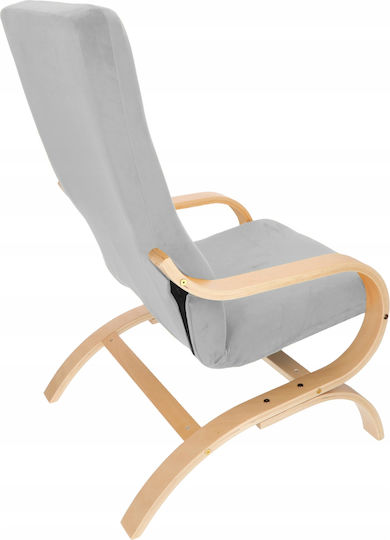 Ubieramy Meble Elastische Abdeckung für Stuhl Light Grey 1Stück