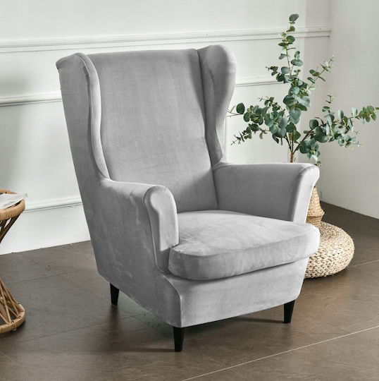 Ubieramy Meble Husă Elastică Fotoliu Light Grey [22e5] 1buc
