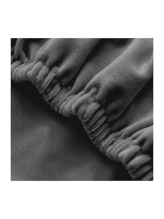 Ubieramy Meble Еластичен Калъф За стол Grey Velvet 1бр