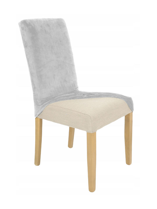 Ubieramy Meble Ελαστικό Κάλυμμα Καρέκλας Light Gray