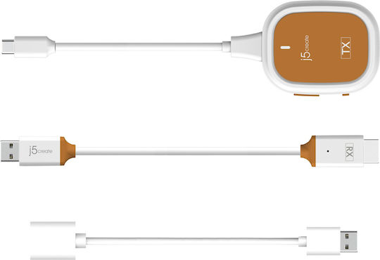 Transmițător Wireless J5create Screencast FHD USB-C Wireless