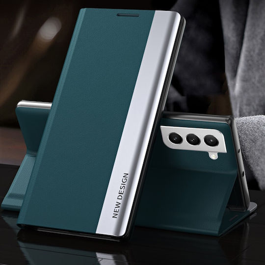 New Design Book Μεταλλικό Ροζ (Galaxy S22+ 5G)