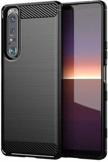 Spacecase Carbon Back Cover Μαύρο (Xperia 1 IV)