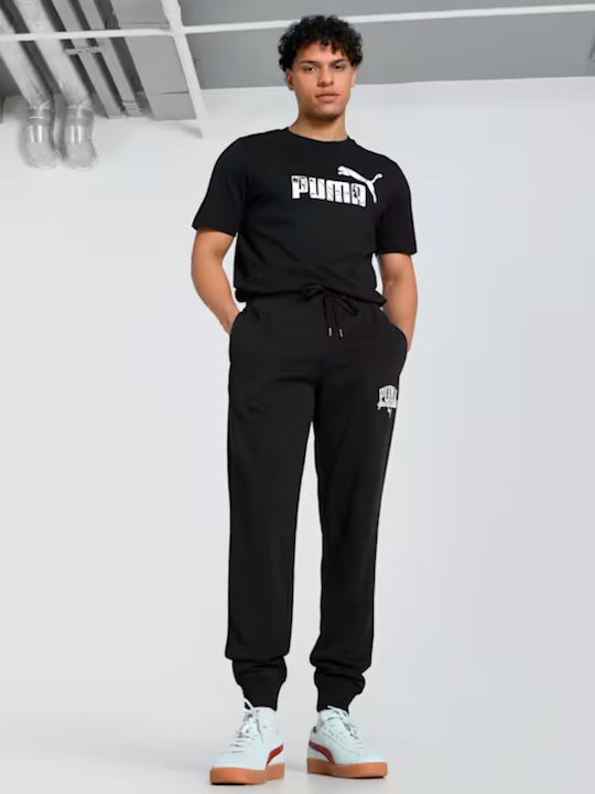 Grafiken Sportliches T-Shirt Schwarz