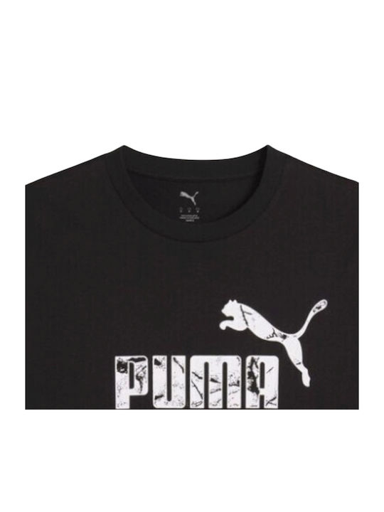 Grafiken Sportliches T-Shirt Schwarz