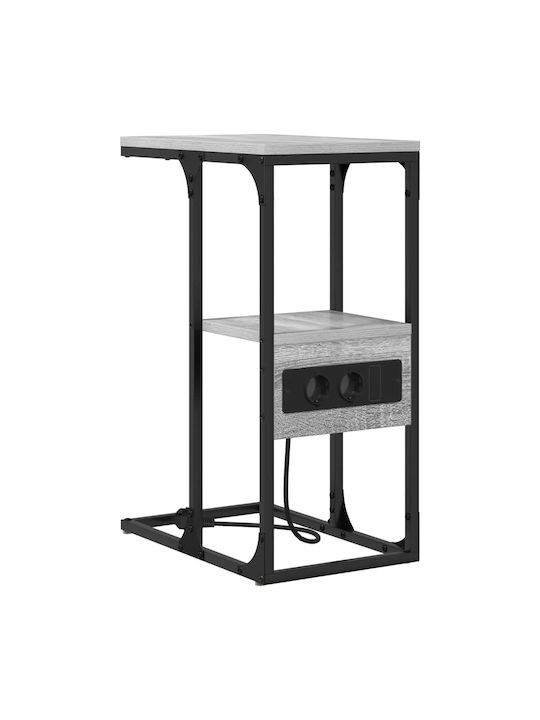 Κομοδίνο Ξύλινο Γκρι Sonoma 41.5x26x60.5cm 859608