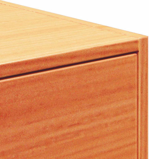 Nachttisch Wax Brown 50x32.5x24cm
