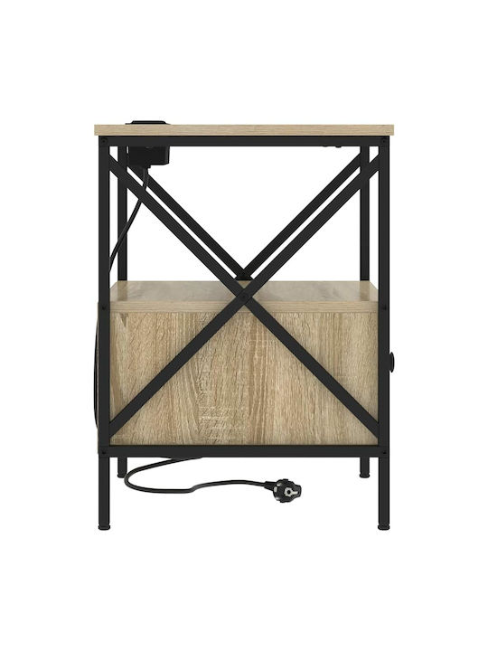 Nachttische Sonoma Oak 2Stück 41.5x40.5x55cm