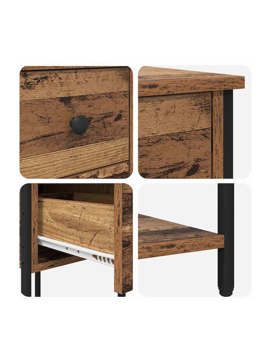 Noptieră Old wood 32x42x70cm