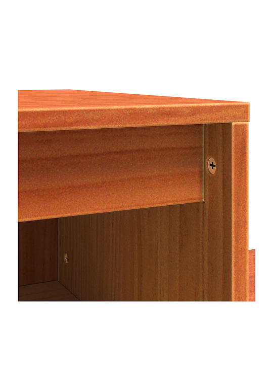 Bedside Table Made of Solid Wood Solid Pine Wood 60x34x51cm