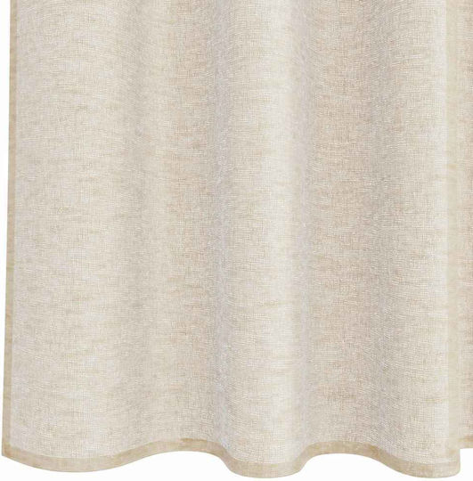 vidaXL Set Vorhänge mit Bleistiftfalten Beige 140x225cm