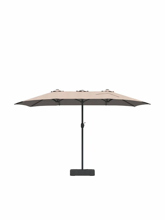 Umbrelă Din Aluminiu Maro 3.85x2.09xÎnălțime 2.44m