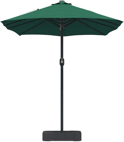 Aluminium Garten- und Terrassen-Sonnenschirm Grüne 3,85x2,09xHöhe 2,44m