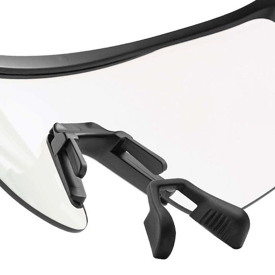 Rockbros Cycling Glasses with White Frame & Polarized / Transparent Lenses