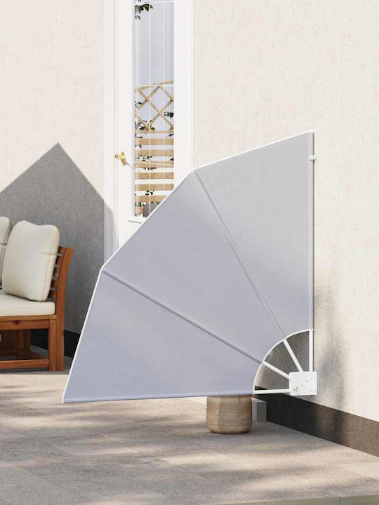 vidaXL Seitenrolloschatten Garten Gray 1.15x1.15m