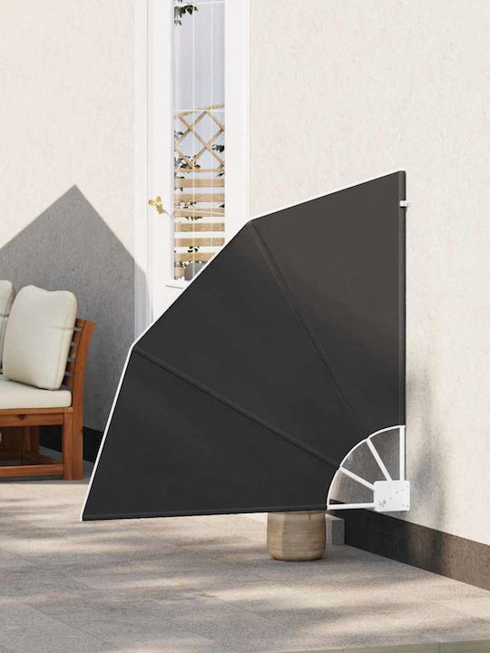 vidaXL Garden Sideway Sunshade Roller Gray 1.15x1.15cm