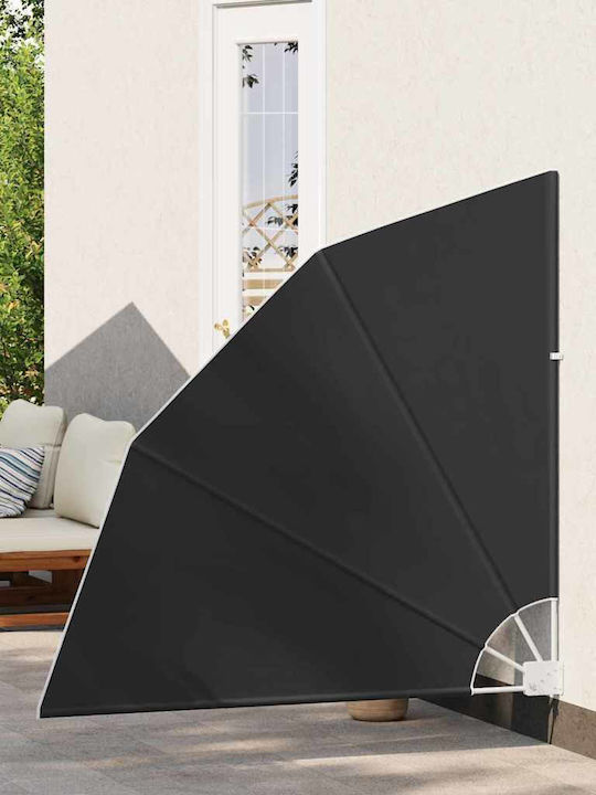 vidaXL Garden Sideway Sunshade Roller Gray 1.4x1.4cm