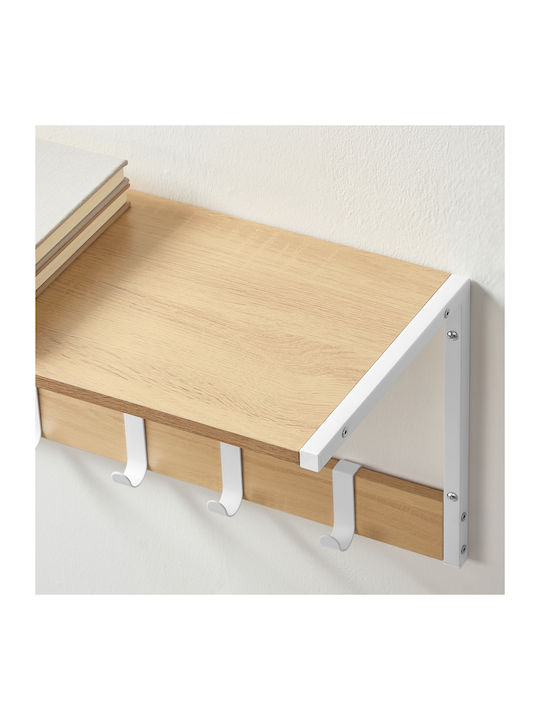 Raft Perete Oak White 50x24.2x26.5cm