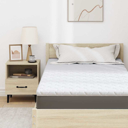 vidaXL Mattress Topper Single Polyester 90x200x5cm