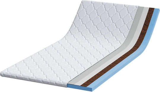 vidaXL Mattress Topper Half Double Polyester 120x200x5cm