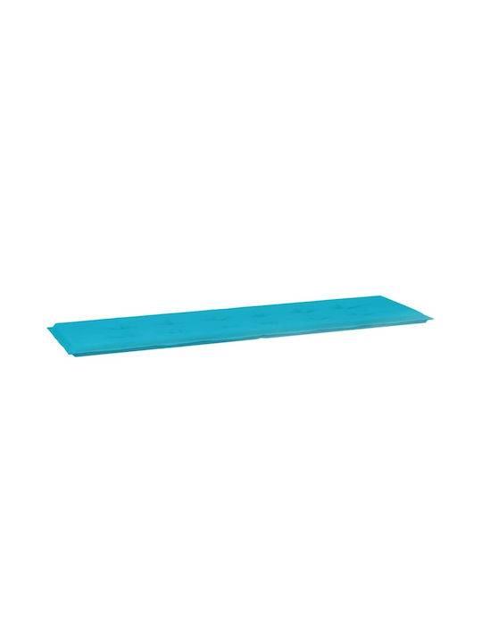 vidaXL Wasserdichtes Sitzbank-Kissen Türkis 50x180cm