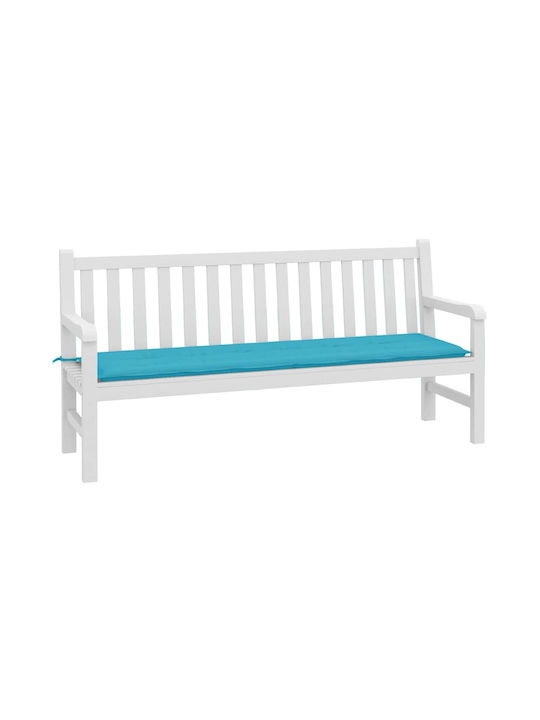 vidaXL Wasserdichtes Sitzbank-Kissen Türkis 50x180cm