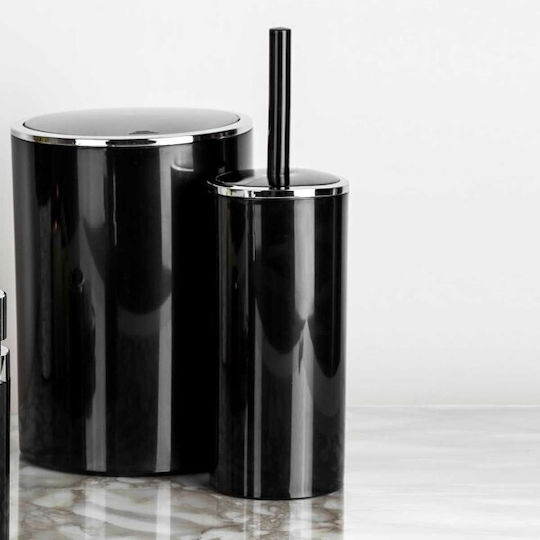 Marva Lenox M-E66-06 Пластмаса Банята кошче Софт Клоуз 5лт Черен