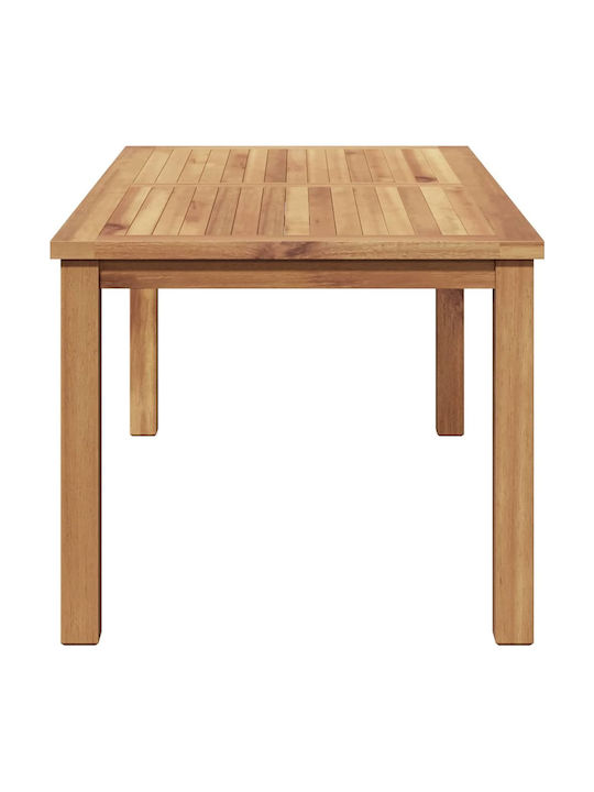 Garden Table for Outdoor Sitting Area from Teak Brown 110x55x45cm