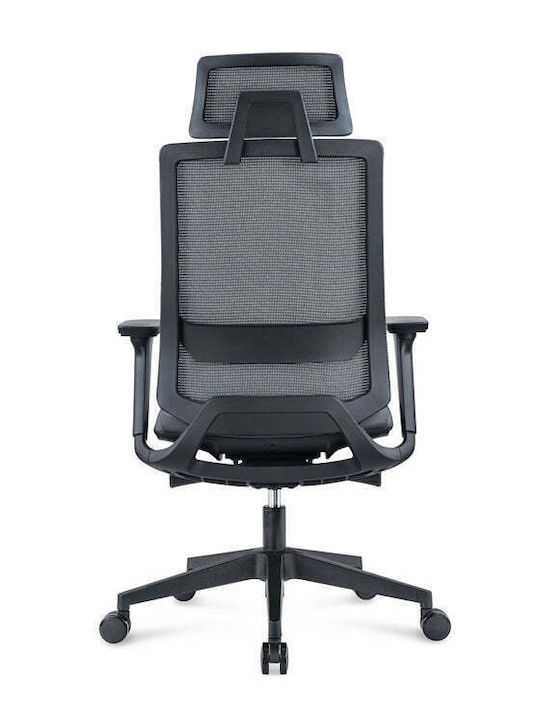 RFG Meteor X Scaun De Birou Negru Cu Brațe Reglabile Negre