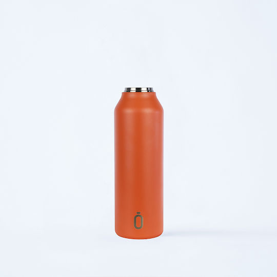 Runbott Μπουκάλι Θερμός Ανοξείδωτο BPA Free 600ml Πορτοκαλί