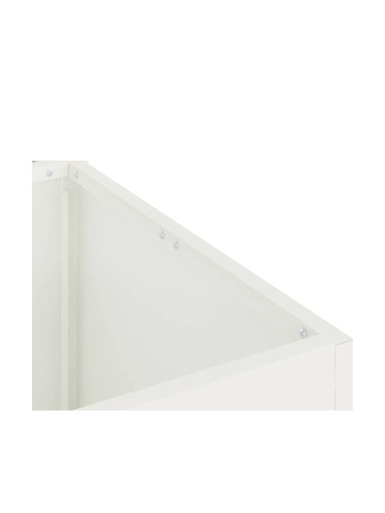 vidaXL Outdoor Storage Box White L80xW50.5xH50cm