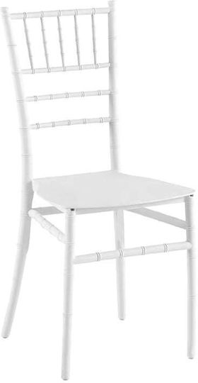 Scaun de catering Polipropilenă Ilona-W Alb 40x45x89cm