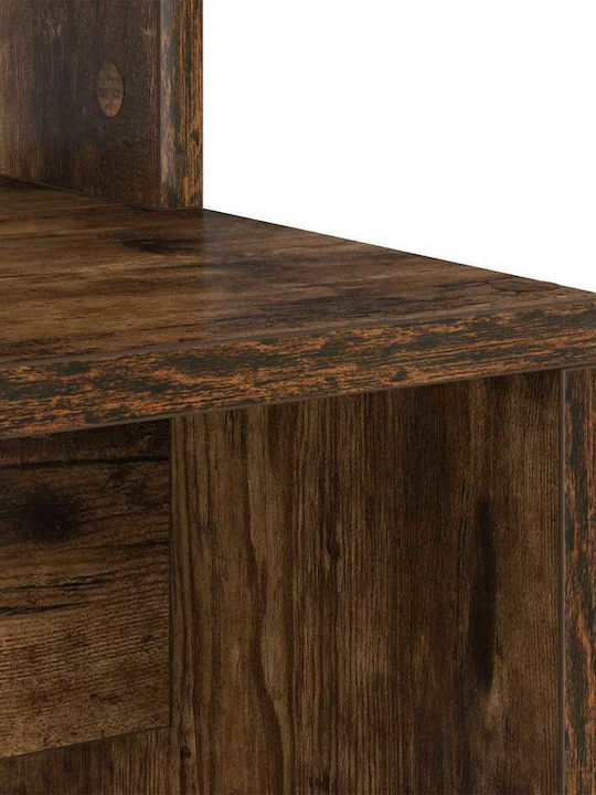 Computer Büro Holz Smoked Oak 78.5x37x154.5cm