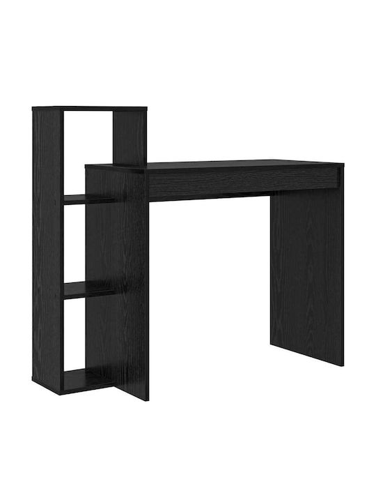 Computer Büro Holz Schwarz 100x40x90cm