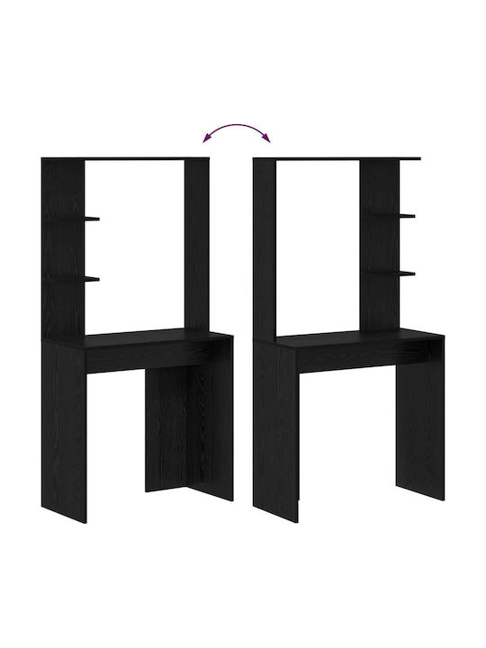 Computer Büro Holz Black Oak 78.5x37x154.5cm