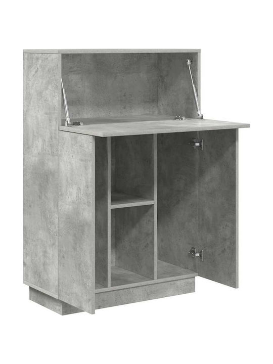 Computer Büro Holz Grey Concrete 71.5x31.5x106.5cm