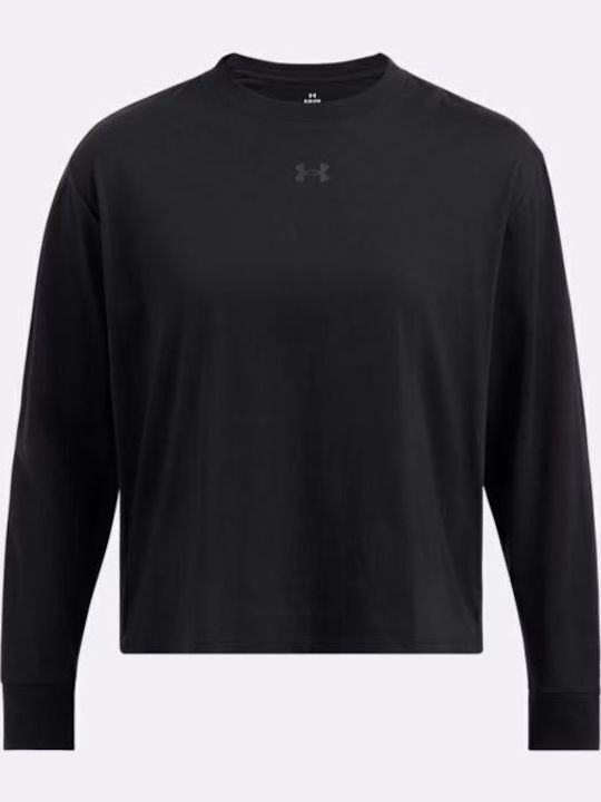 Women's Summer Blouse Long Sleeve Black