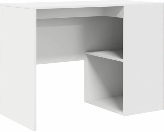 White Wooden Desk 90x50x75cm