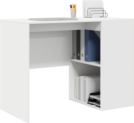 White Wooden Desk 90x50x75cm