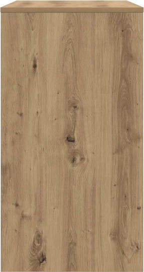 Computer Office Wooden Weathered Oak 77.5x43x79cm