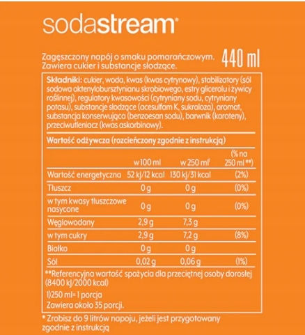 Sodastream Pepsi Σόδα με Ανθρακικό σε Κουτί 6x440ml
