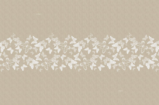 Saint Clair Τραπεζομάντηλο Αλέκιαστο Natural 145x220εκ.