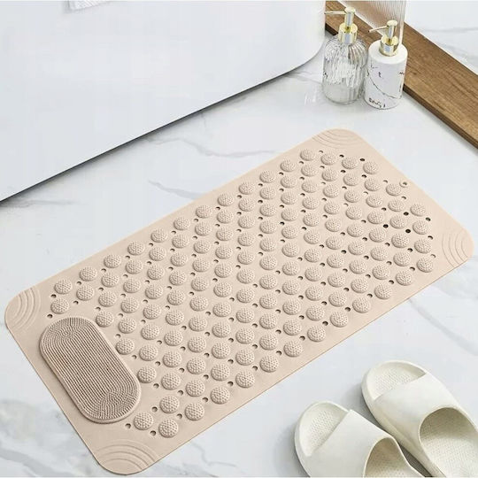 Αντιολισθητικό Σετ Πατάκια Μπάνιου isp24495lks Beige 36x69εκ.