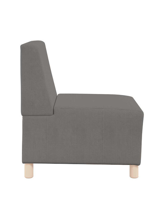 Vidaxl Living Room Seat 2 Pcs Light Gray 55 X 74 X 82 Cm Velvet