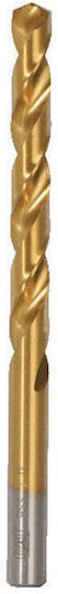 CAT Drill HSS Titanium with Cylindrical Shank for Metal και Wood 7x109mm